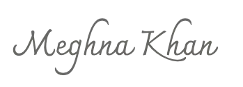 Meghna Khan signature